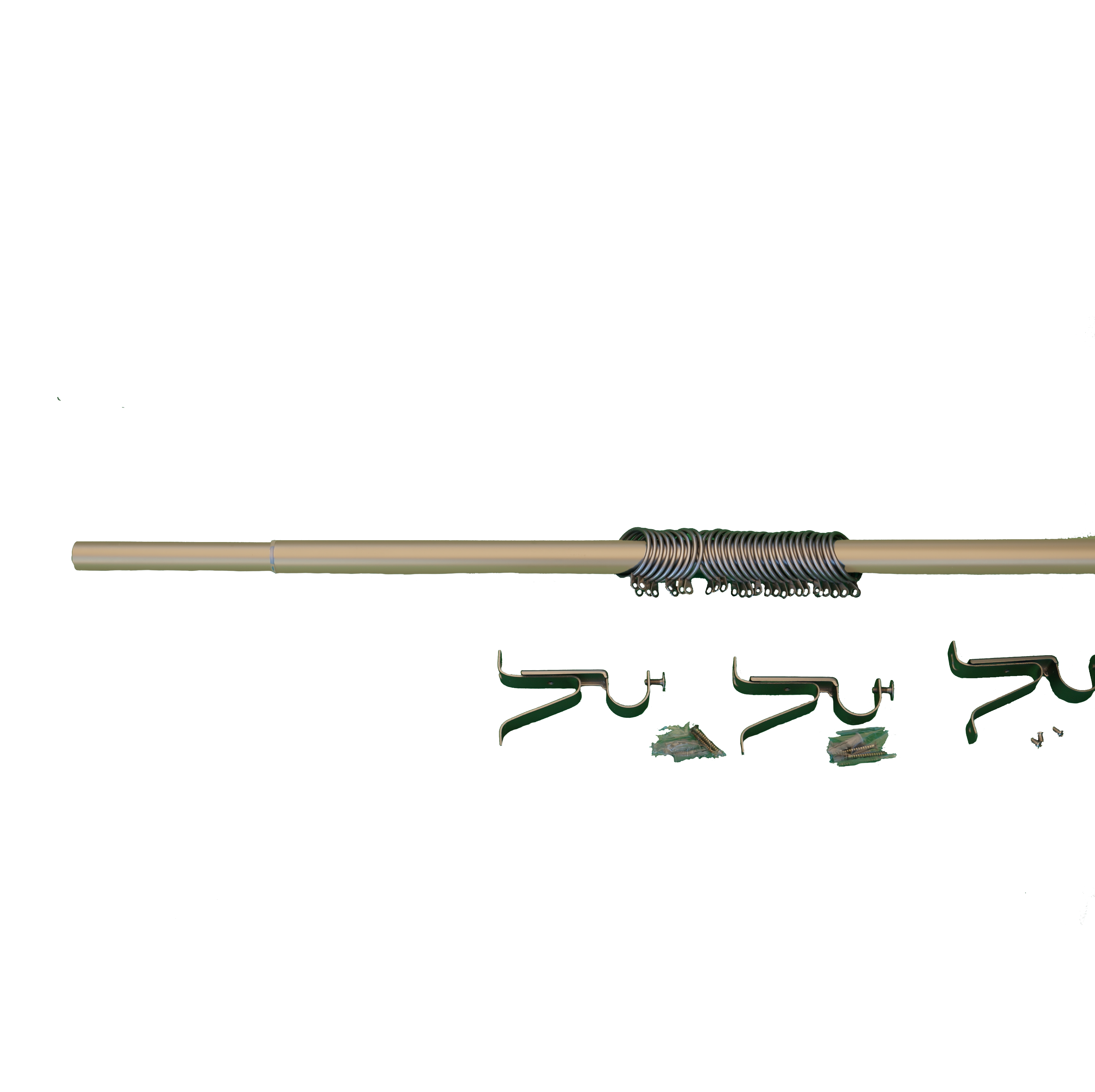 Extendable Rods - Antique Brass